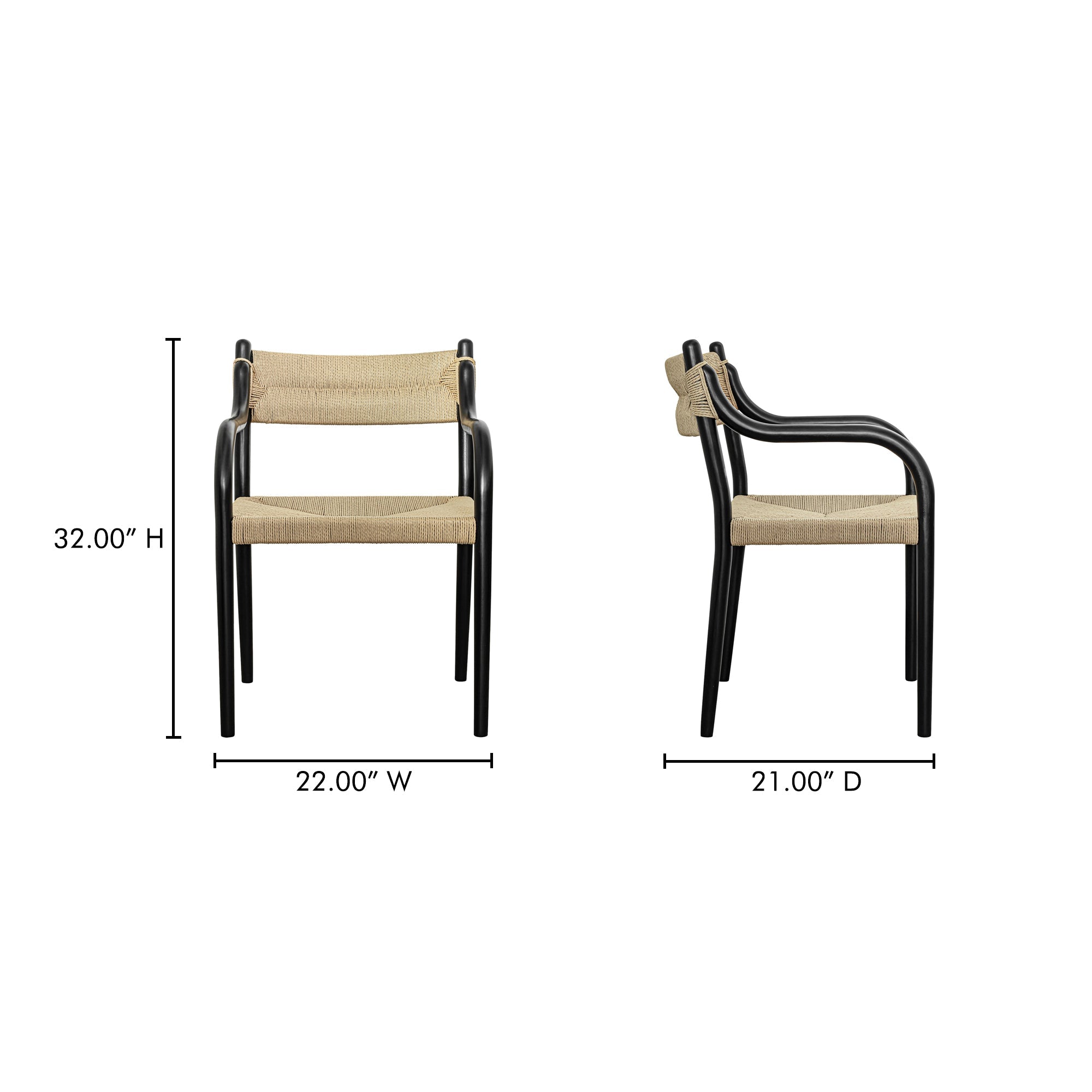 Kenny Dining Chair Moes Home Collection Mhc Qo 1015 02 6