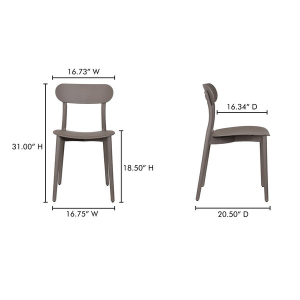 Kent Outdoor Dining Chair Set Of 2 Moes Home Collection Mhc Qx 1017 02 21