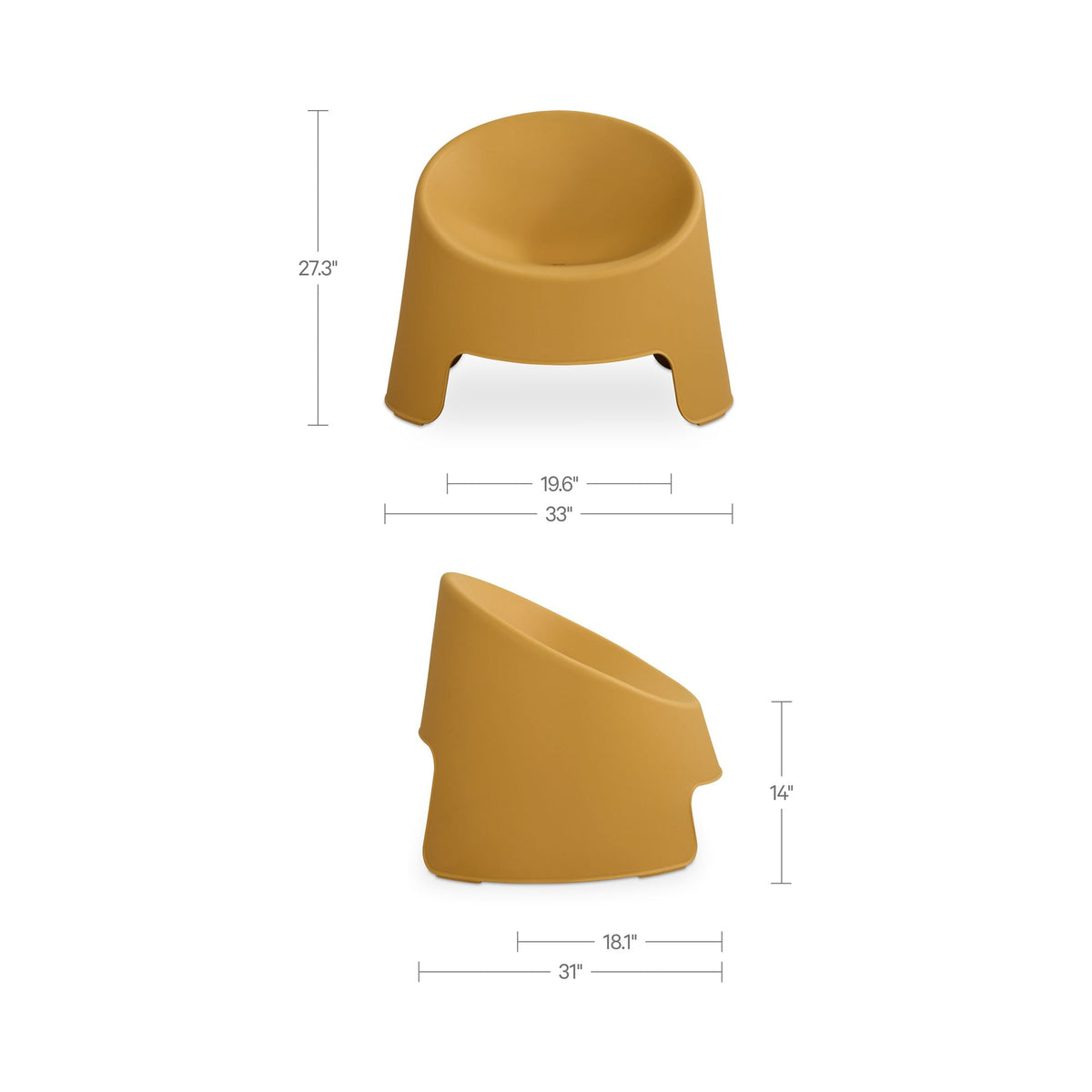 Nolla Outdoor Accent Chair Set of 2