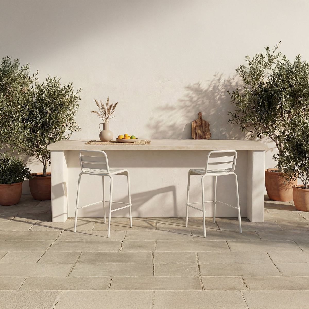 Kade Outdoor Bar Stool Set of 2