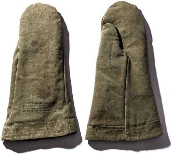 vintage tent fabric mittens design by puebco 7