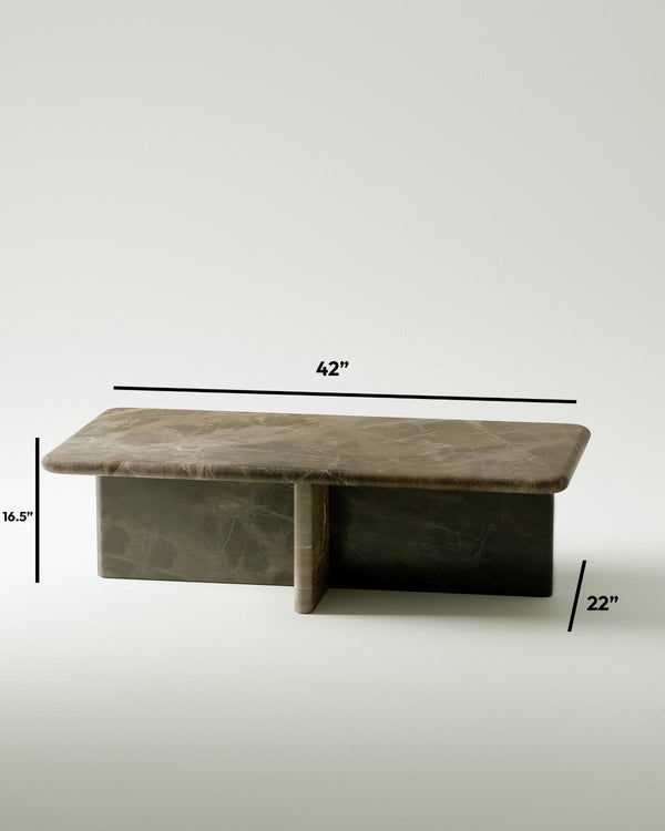 plinth large rectangular marble coffee table csl4215s slm 18