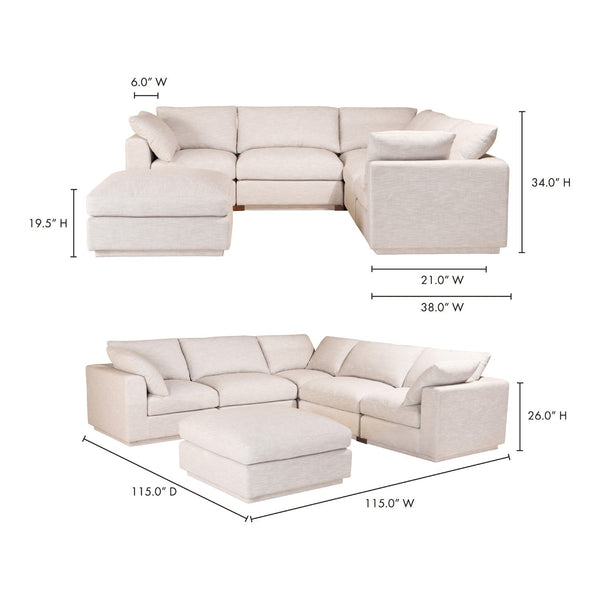 Justin Signature Modular Sectional Taupe 8