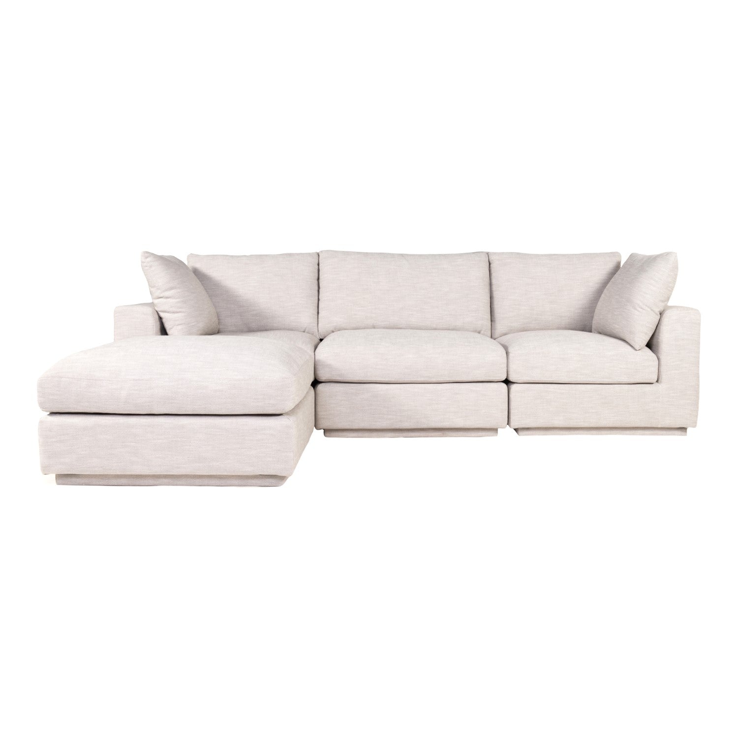 Justin Lounge Modular Sectional Taupe 1
