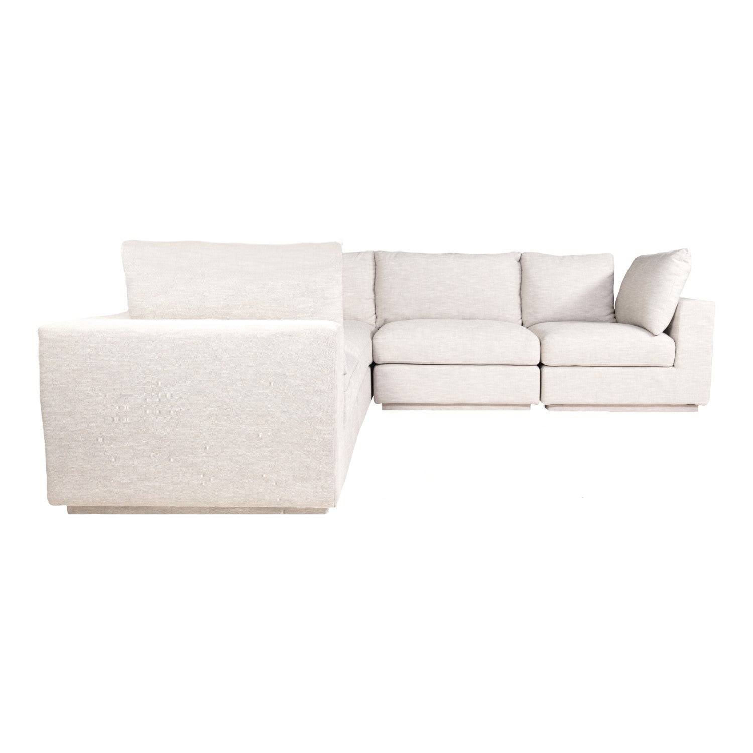 Justin Classic L Modular Sectional Taupe 2