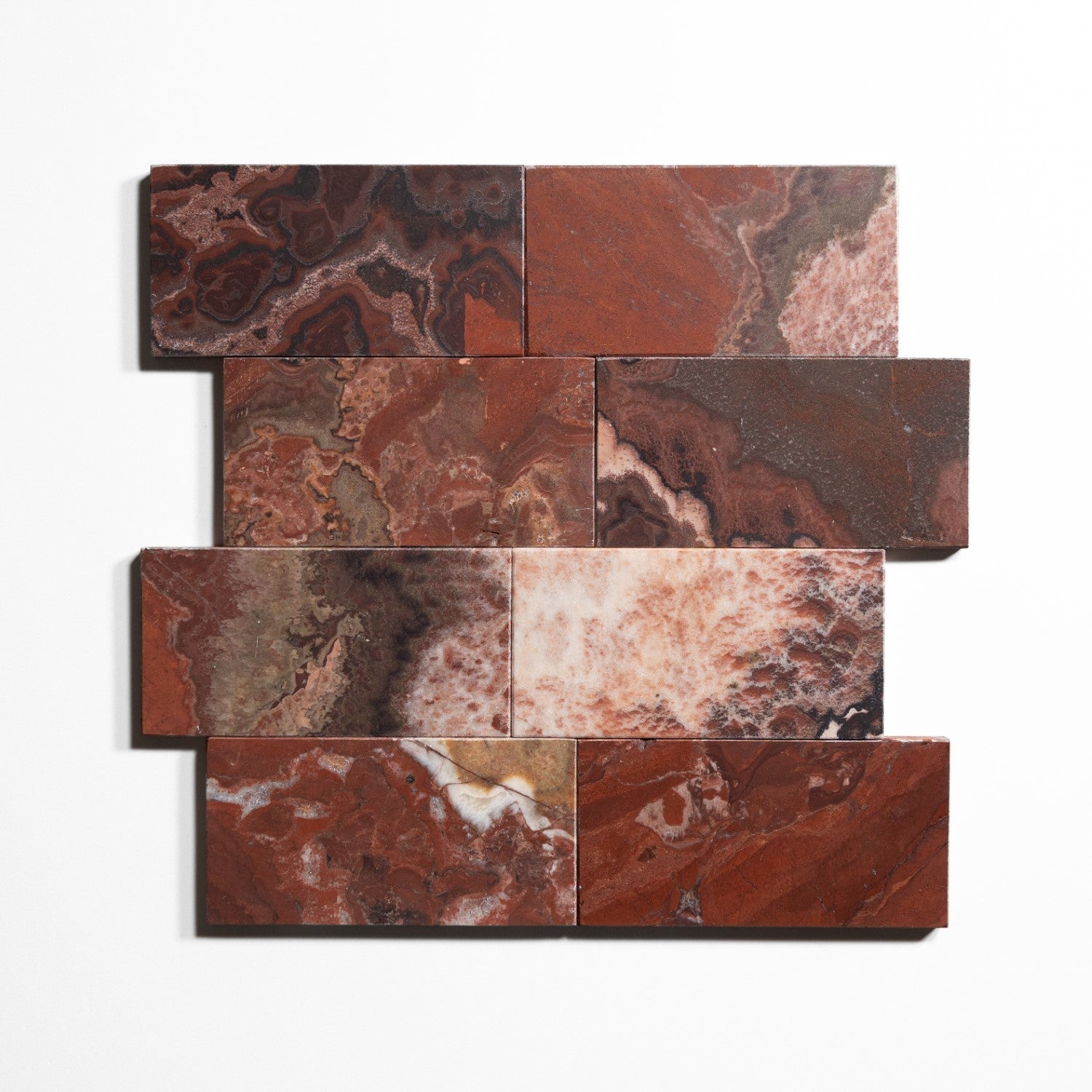 red onyx tile by Designer Rug ro44t 2