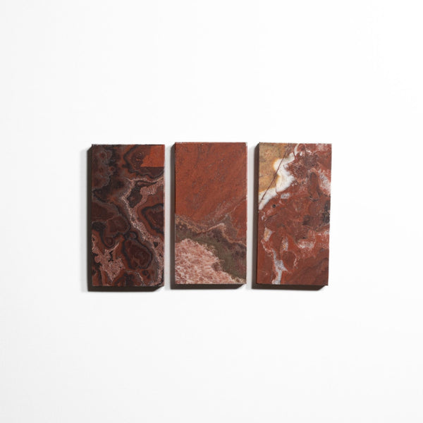 red onyx tile by Designer Rug ro44t 9