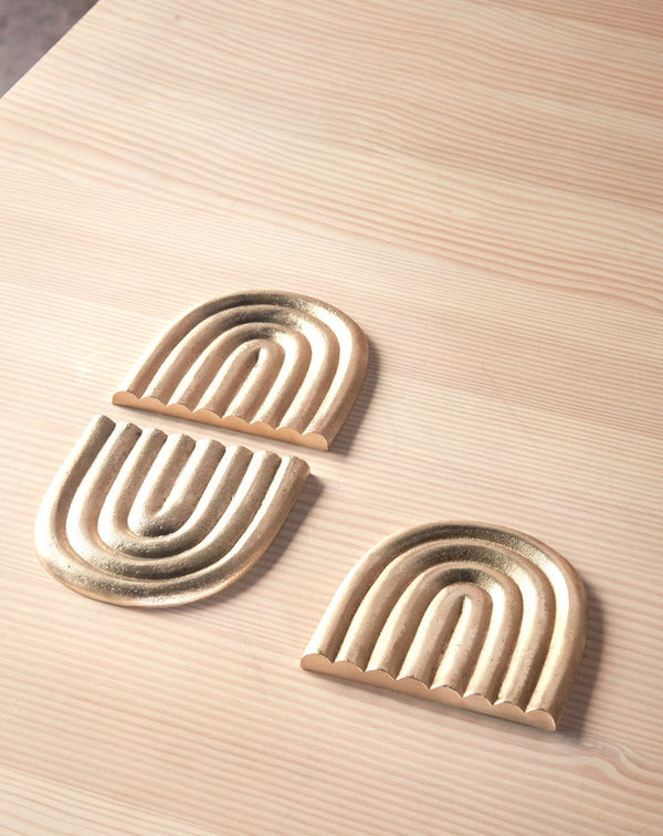 rainbow trivet solid brass 2