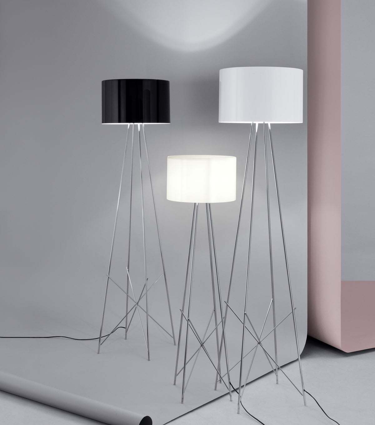 Ray Aluminum Floor Lighting in Various Colors & Sizes