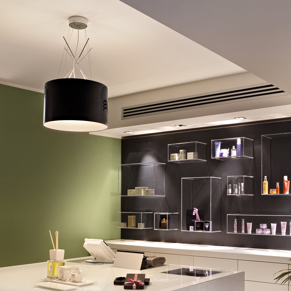 Ray Aluminum Pendant Lighting in Various Colors