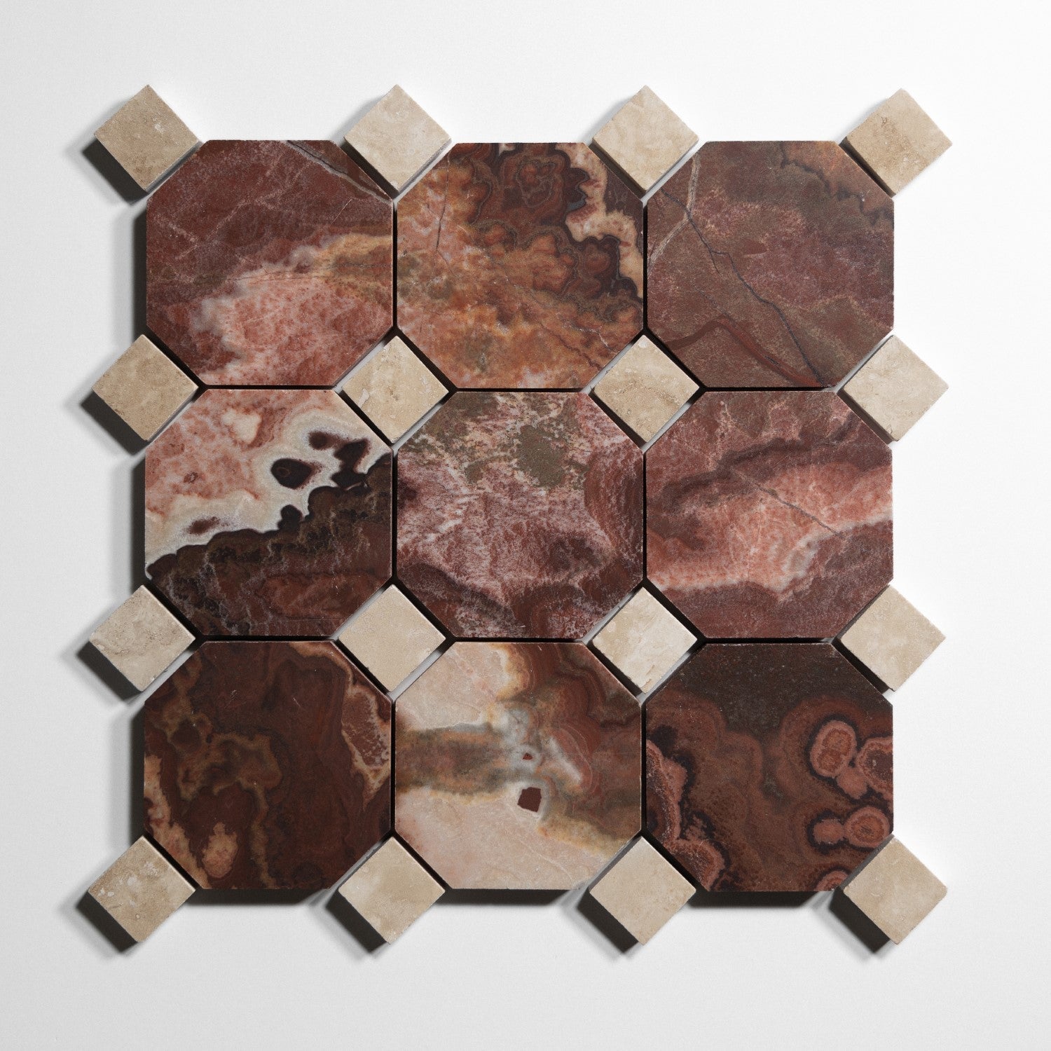 red onyx 4 octagon by Designer Rug ro4oct sg 3