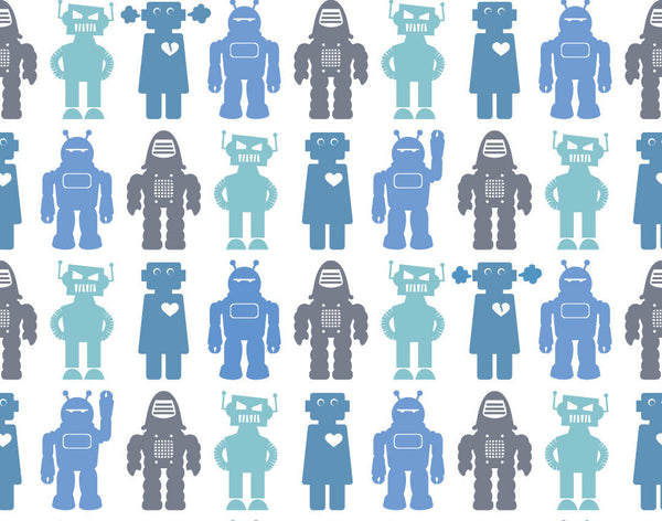 Robots Wallpaper in Sky design by Aimee Wilder