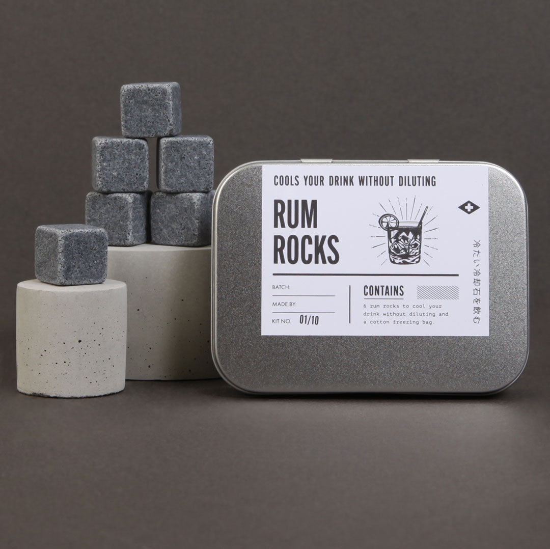 rum rocks cooling stones design by mens society 2
