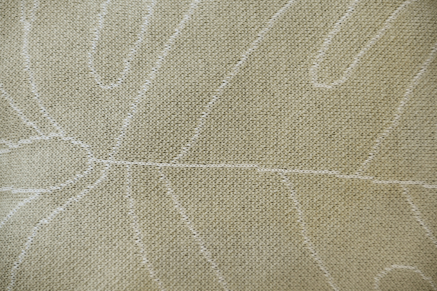 knitted cushion baby leaf olive by lorena canals sc babyl olv 4
