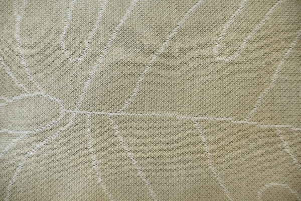 knitted cushion baby leaf olive by lorena canals sc babyl olv 4