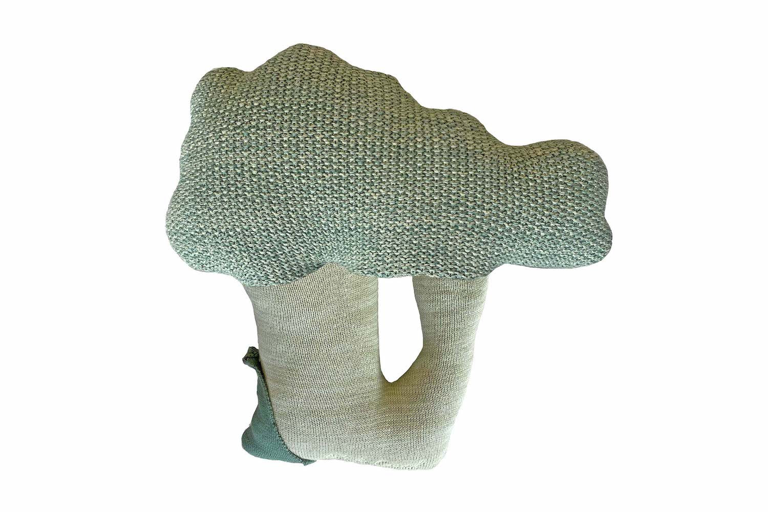 knitted cushion brucy the broccoli by lorena canals sc brucy 1