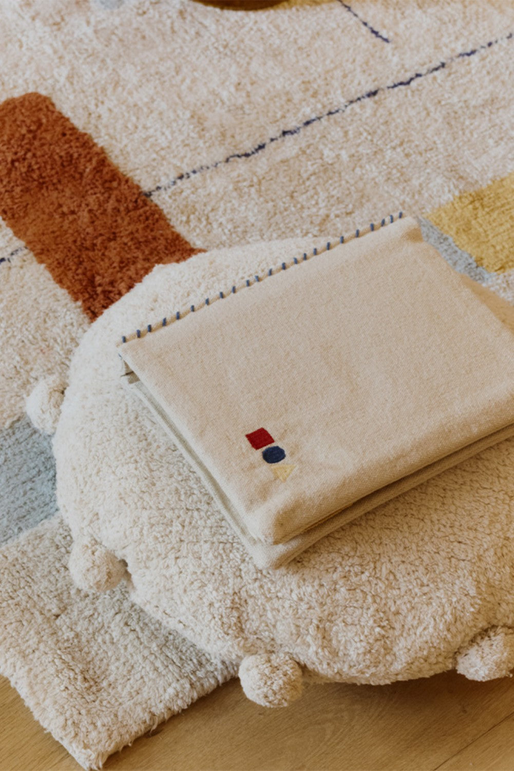 Floor Cushion Bubbly Lorena Canals Sc Bub Nat 10