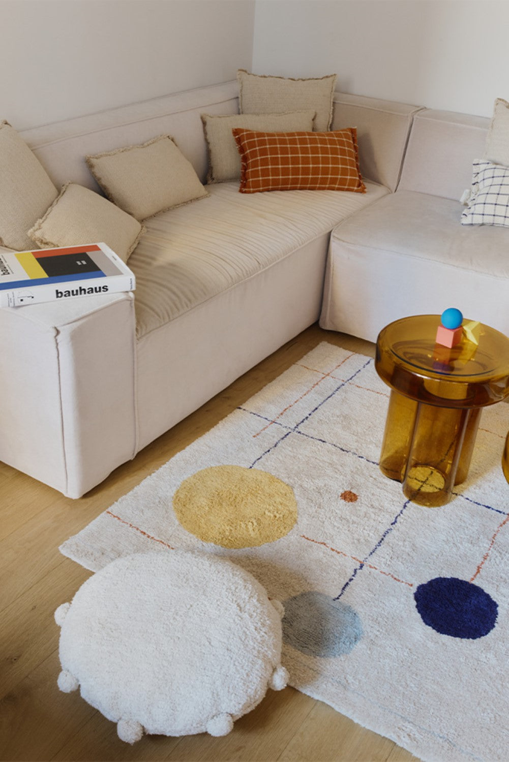 Floor Cushion Bubbly Lorena Canals Sc Bub Nat 8
