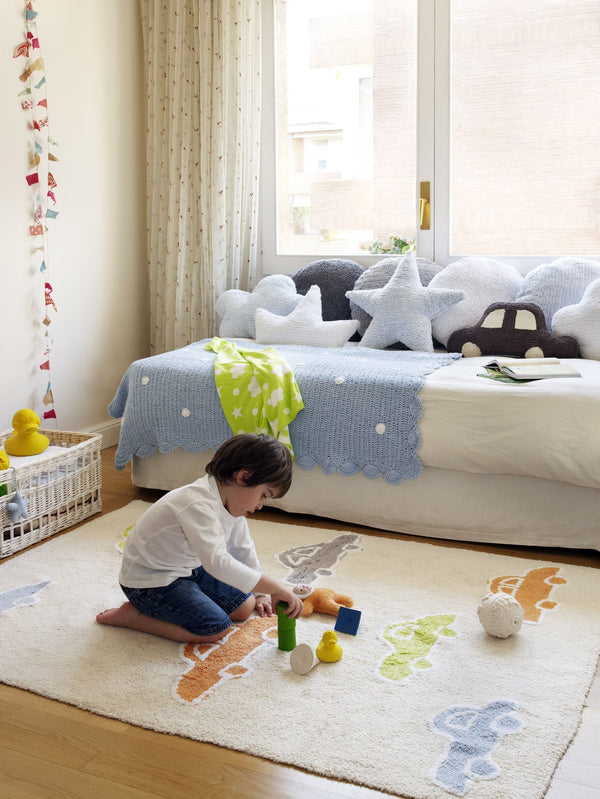 Cloud Cushion in Blue design by Lorena Canals