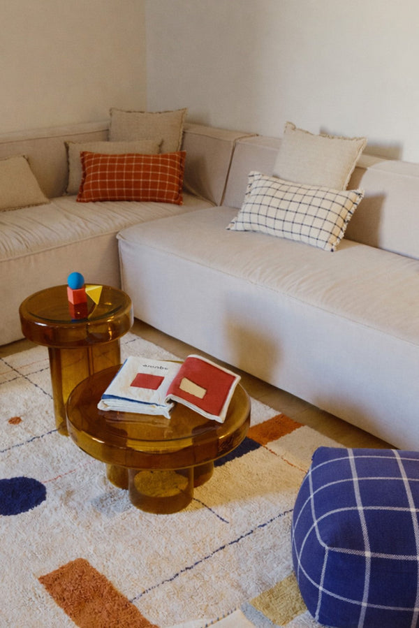 Cushion Geo Block Lorena Canals Sc Hl Block Hny 18