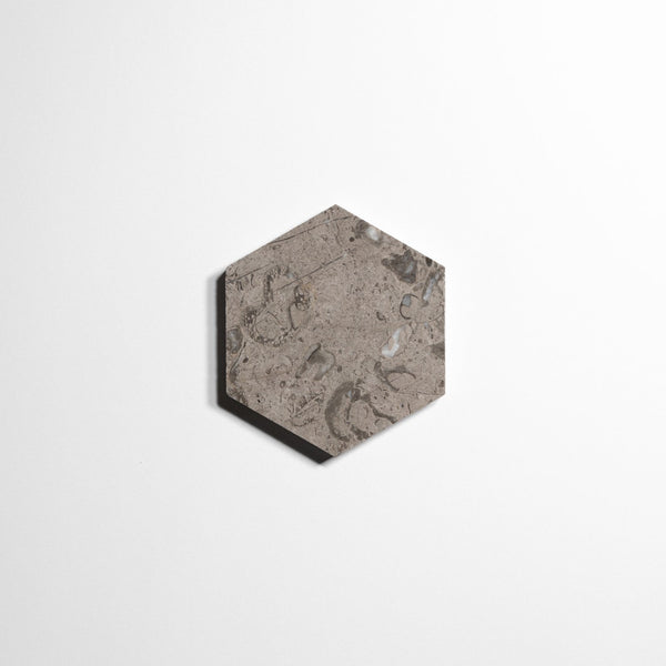 sage gray 5 hexagon tile by Designer Rug sg5hx 2