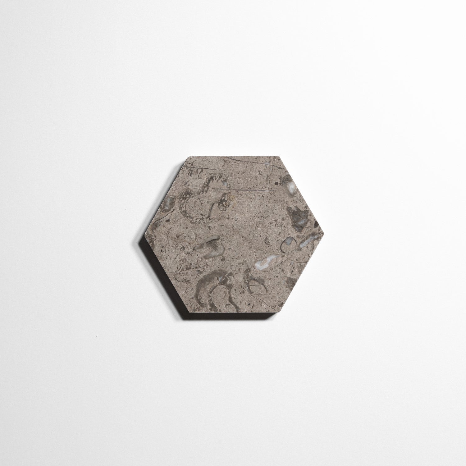 sage gray 5 hexagon tile by Designer Rug sg5hx 3