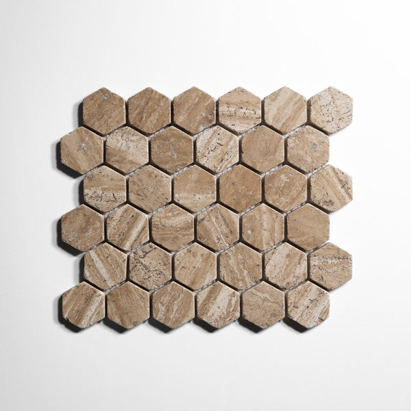 2 Inch Hexagon Mosaic Tile Sample
