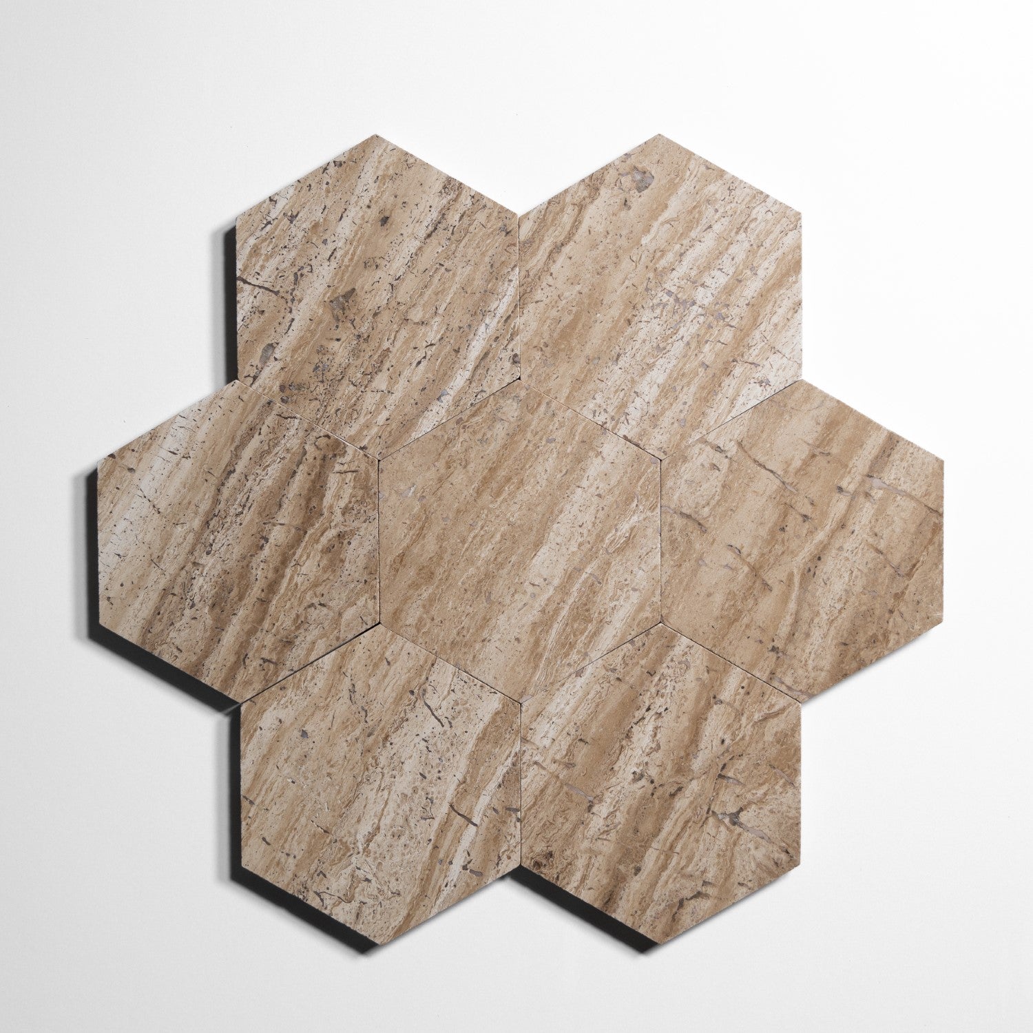 stonewood 5 hexagon tile by Designer Rug stw5hx 4