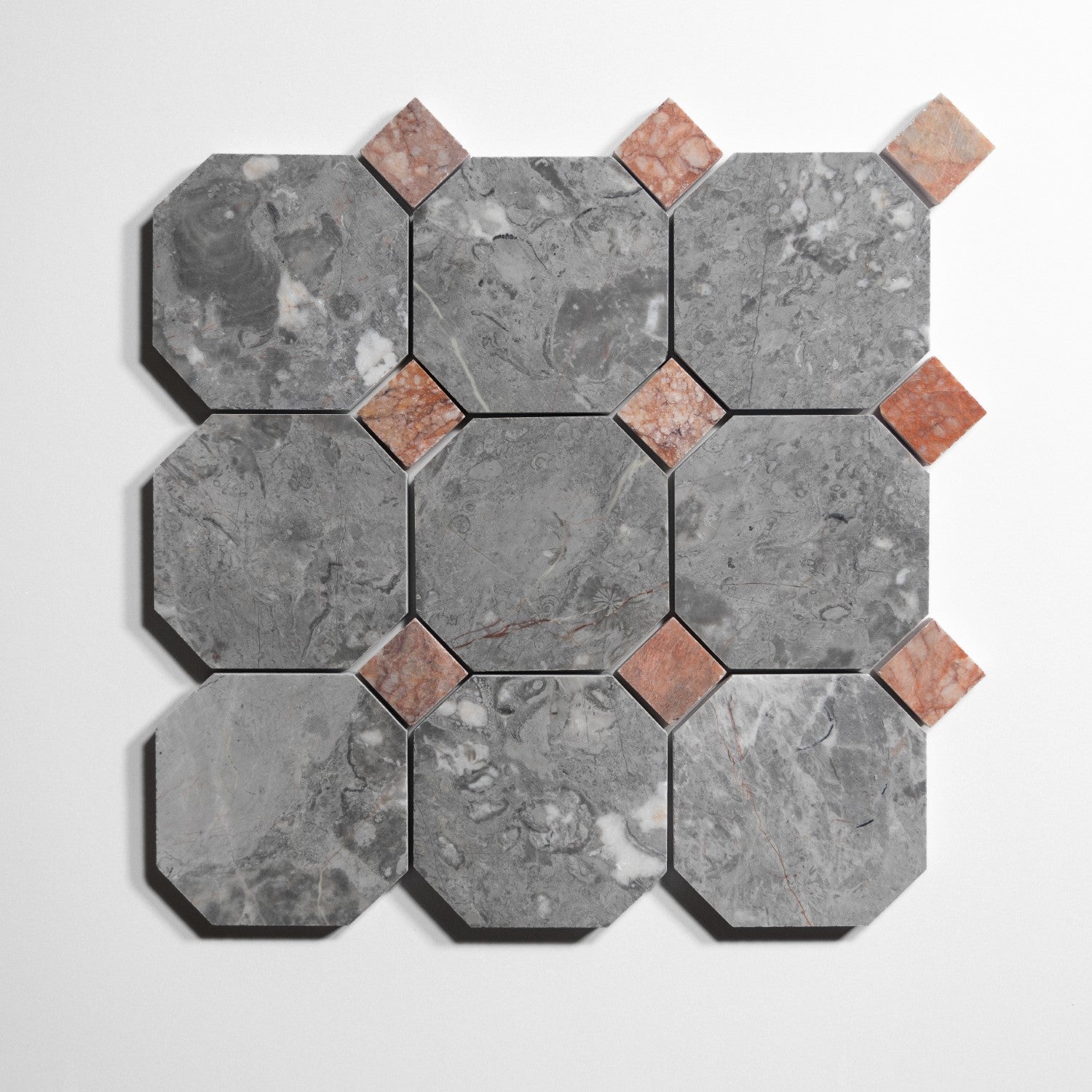 sage gray 4 octagon by Designer Rug sg4oct sg 12