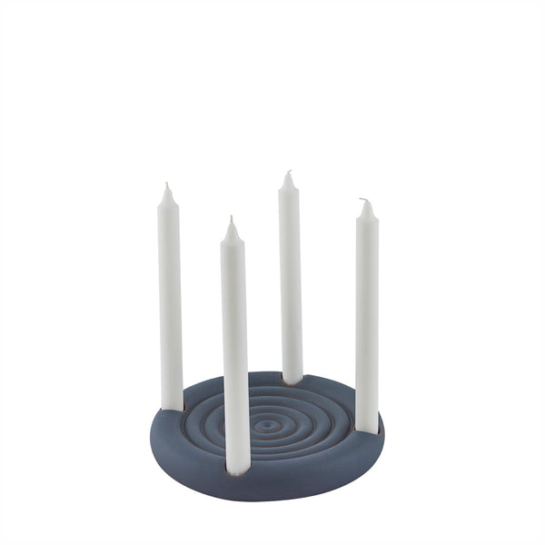 savi advent candleholder midnight blue 1