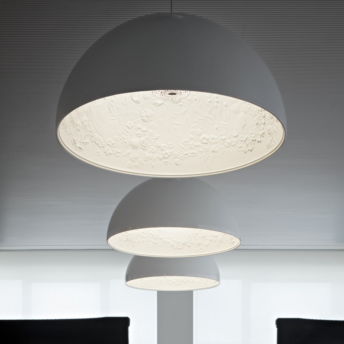 Skygarden Plaster Pendant Lighting in Various Colors & Sizes