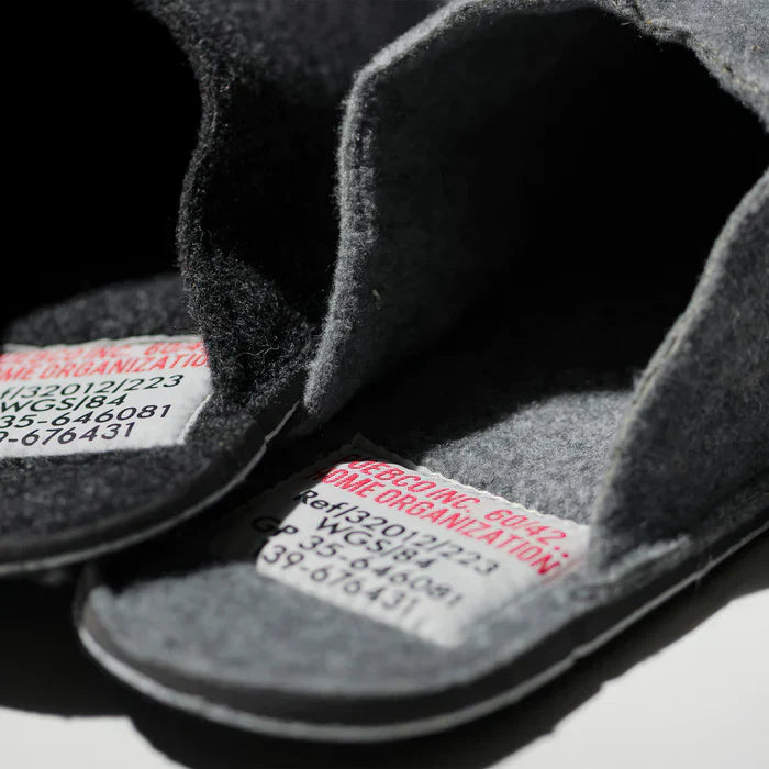 Slippers Large in Dark Gray