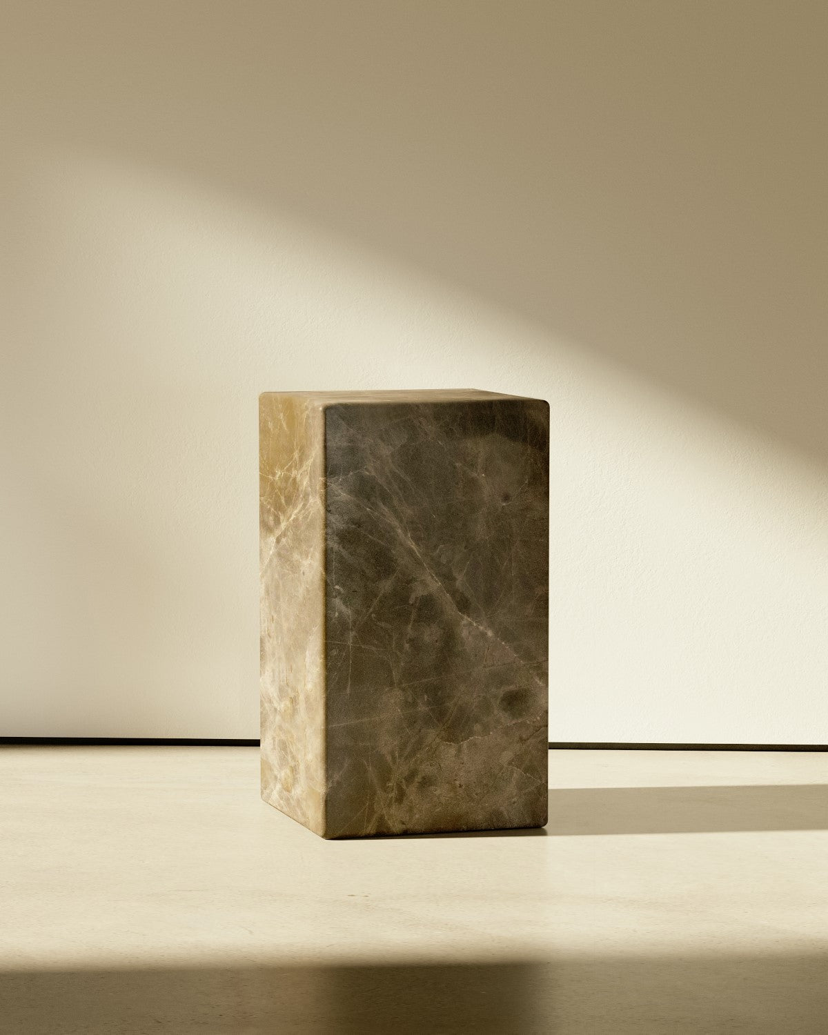 plinth rectangle block marble table b22 slm 8