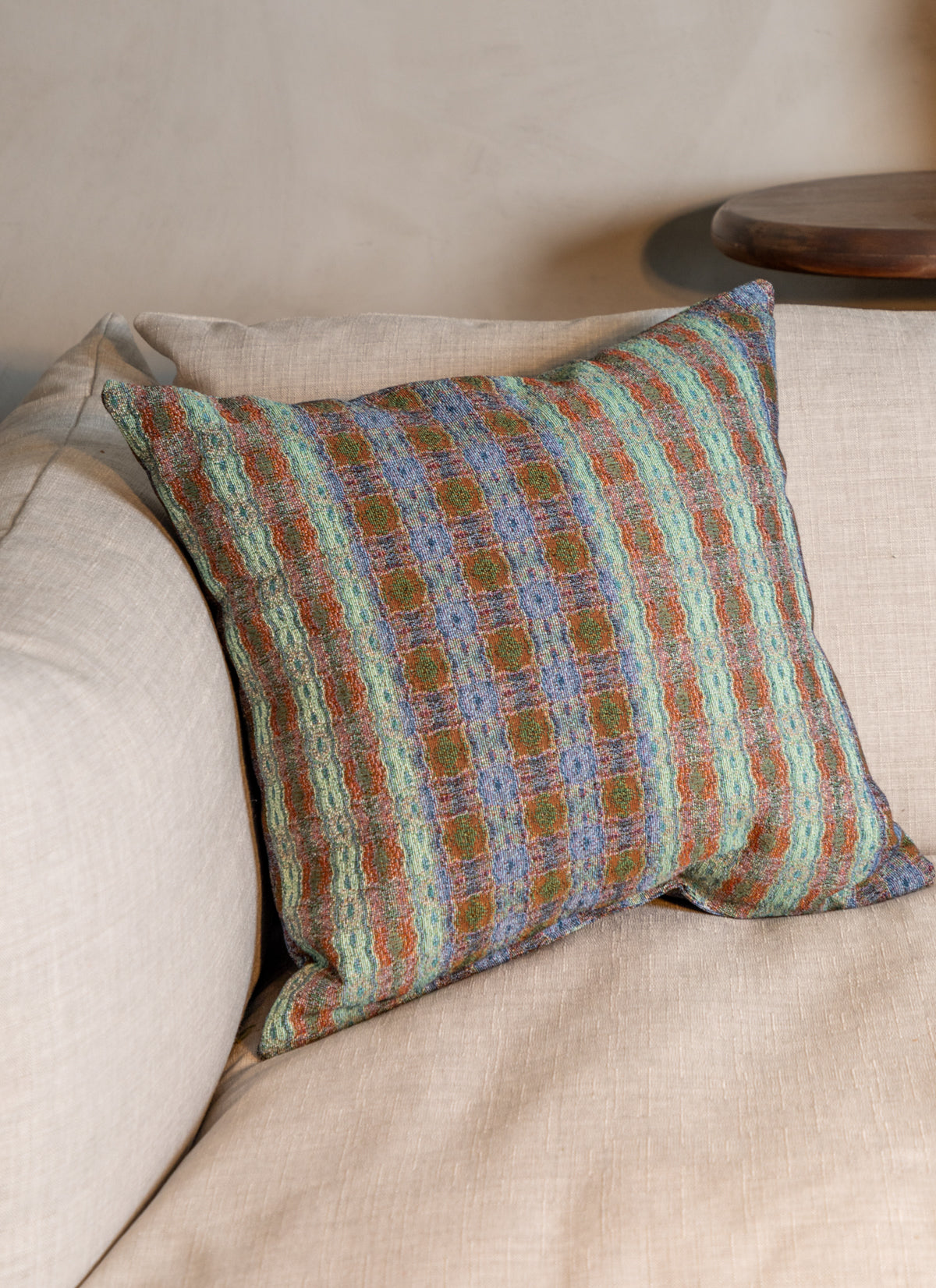 New Plaid Woven Pillow
