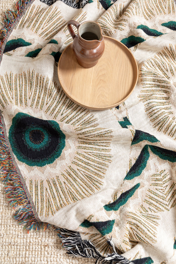 Owl Woven Blanket 1