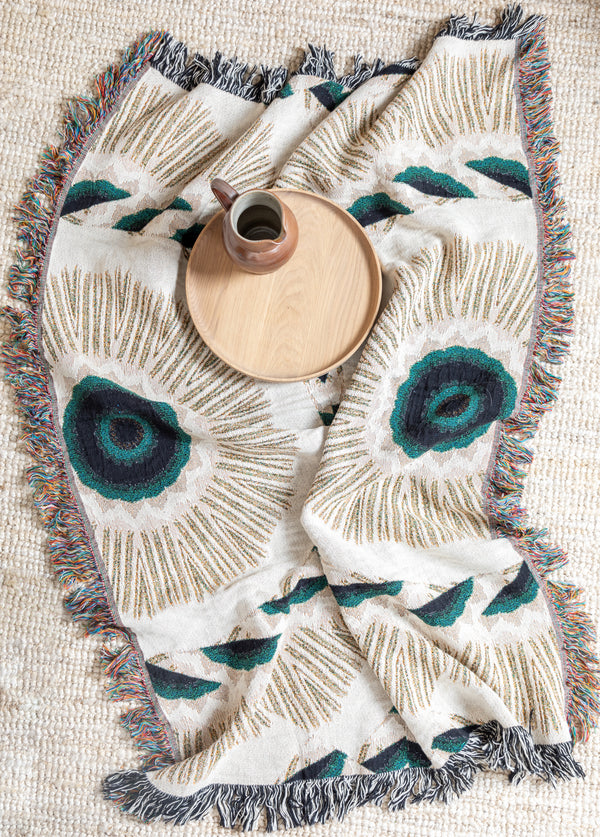 Owl Woven Blanket 3