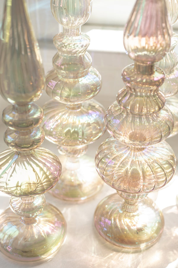 led white glass finial in various styles 10
