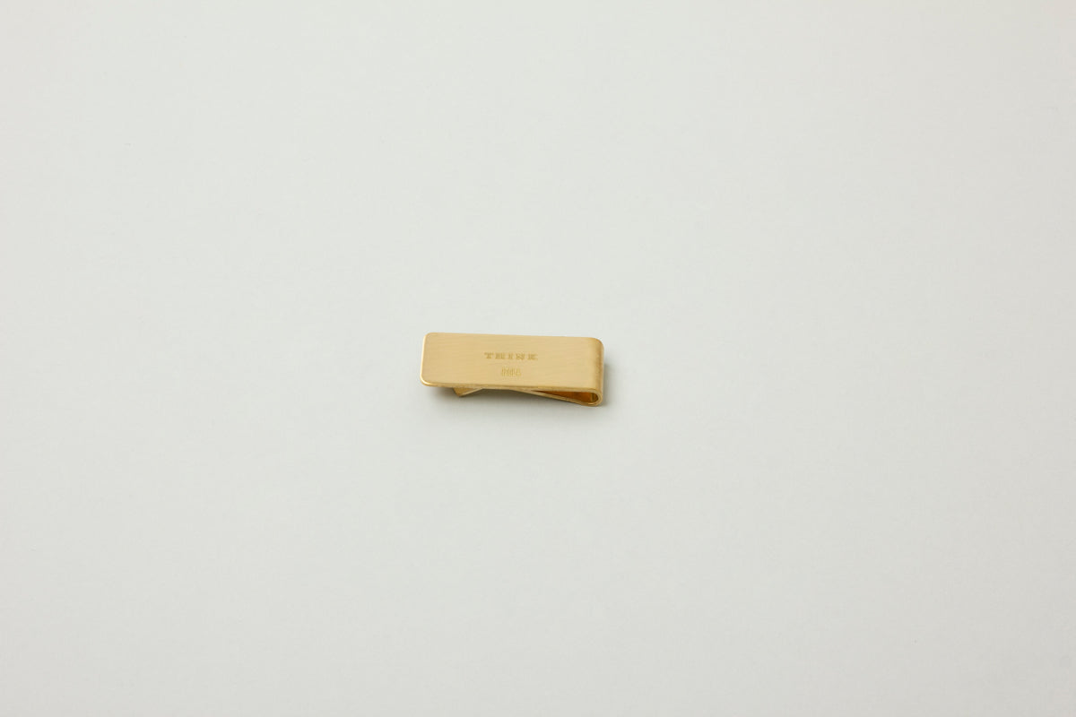 brass money clip think 2