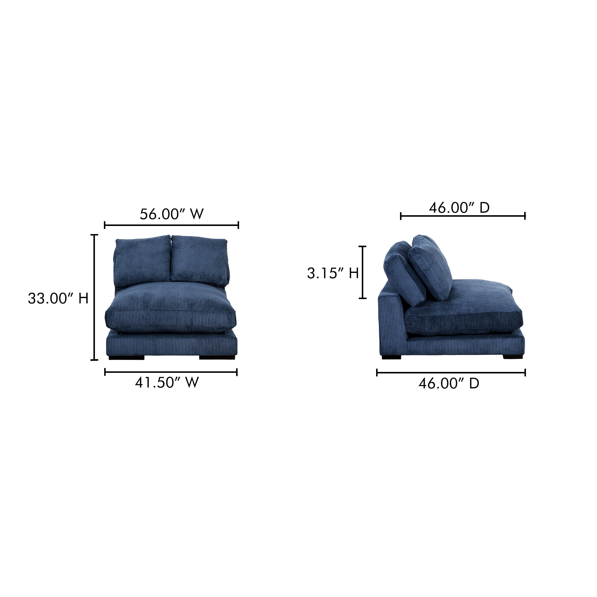 Plunge Slipper Chair Moes Home Collection Mhc Tn 1028 14 18