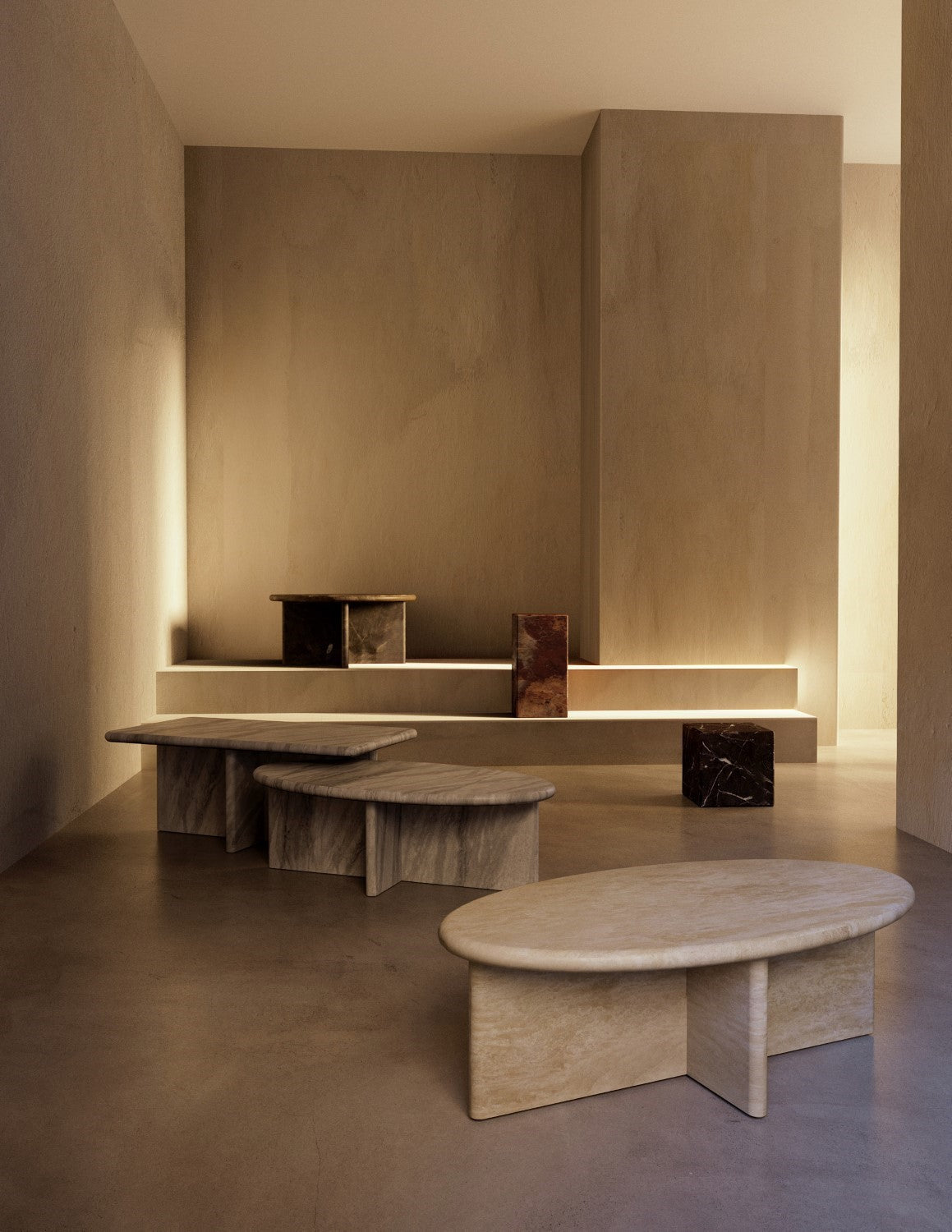 plinth large rectangular marble coffee table csl4215s slm 27