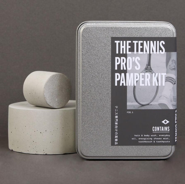 tennis pros pamper kit design by mens society 1