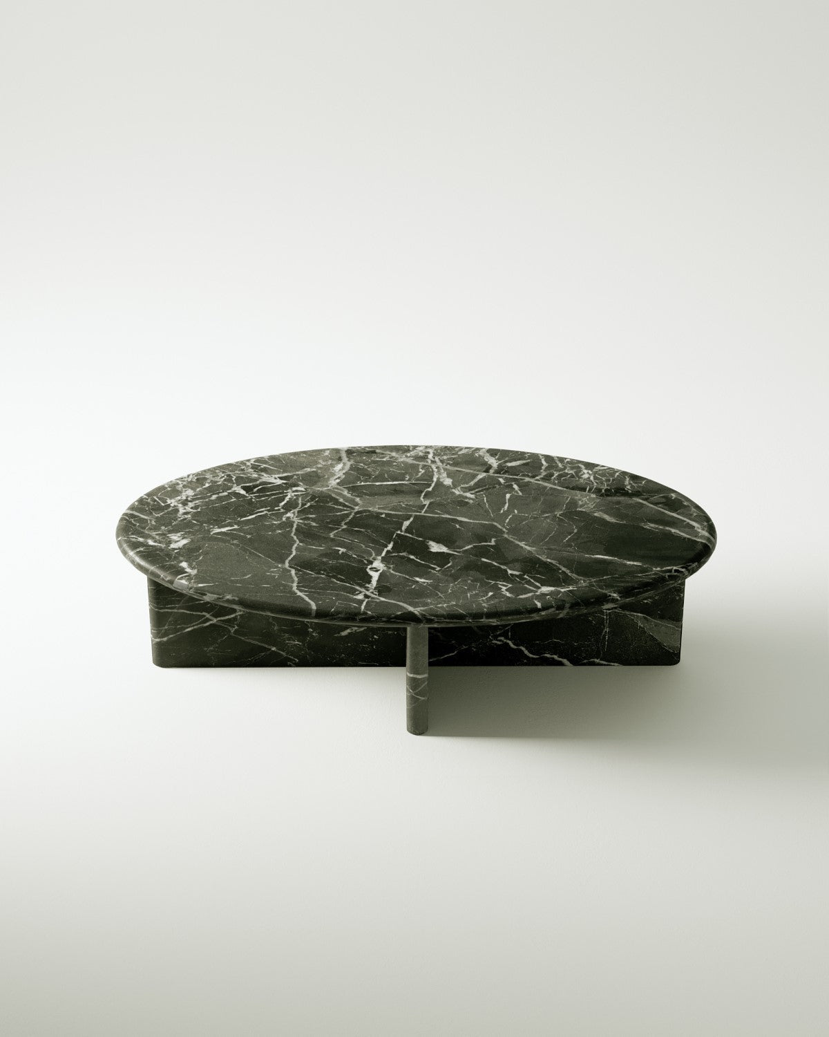 plinth large oval marble coffee table csl4215r slm 7