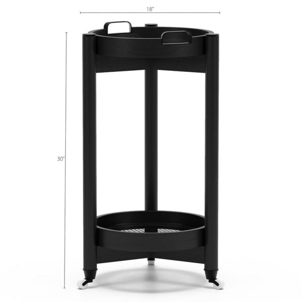 Trio Round Bar Cart By Bd Studio Iii Din00235 15