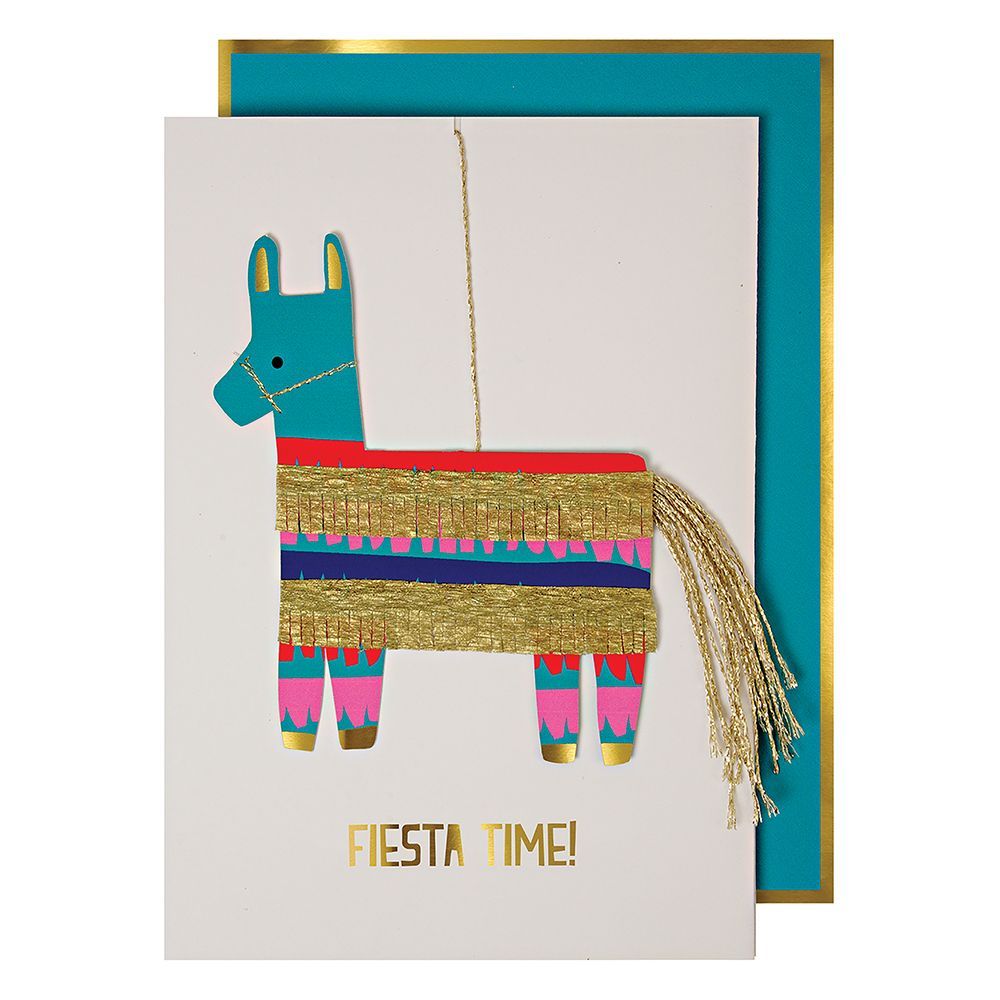 pinata fiesta card by meri meri 1