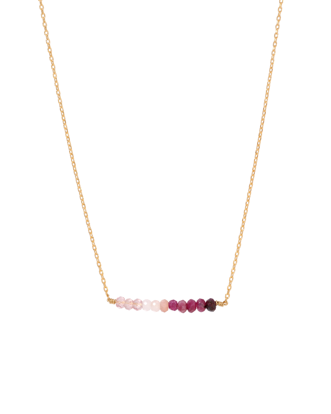 Garnet Ombre Necklace
