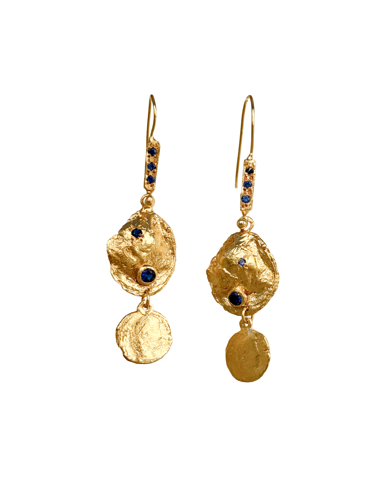 Buying Time Sapphire Stone Earrings