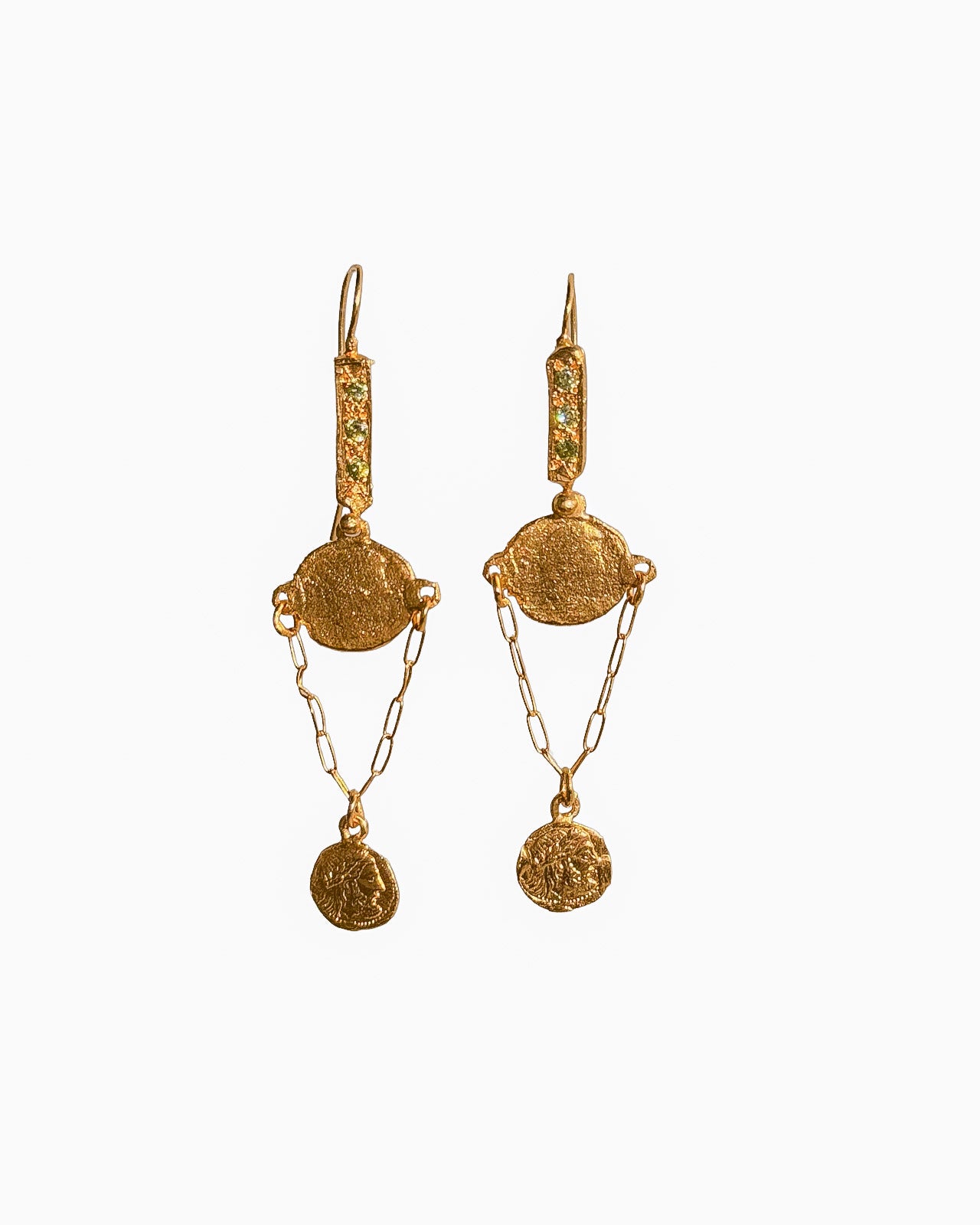 Evening Olivine Earrings