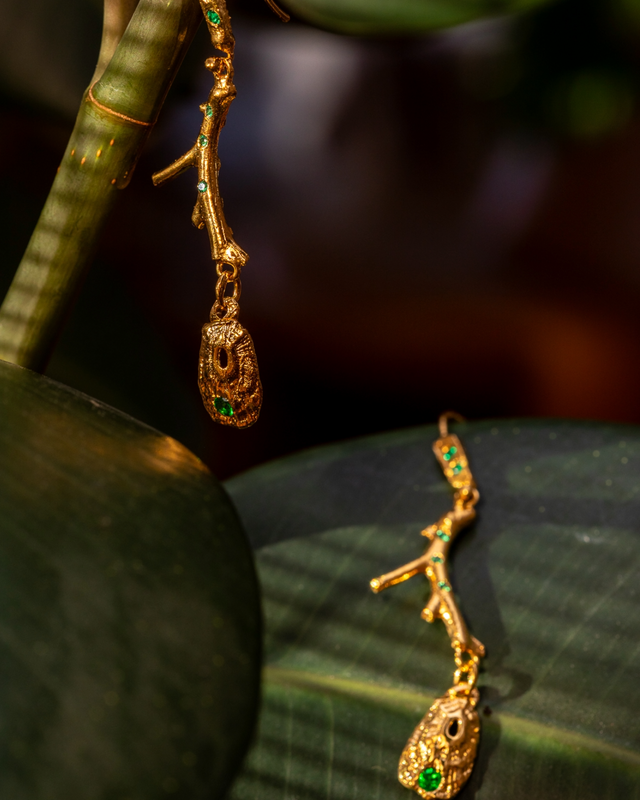 Outer Reef Emerald Earring Set 4