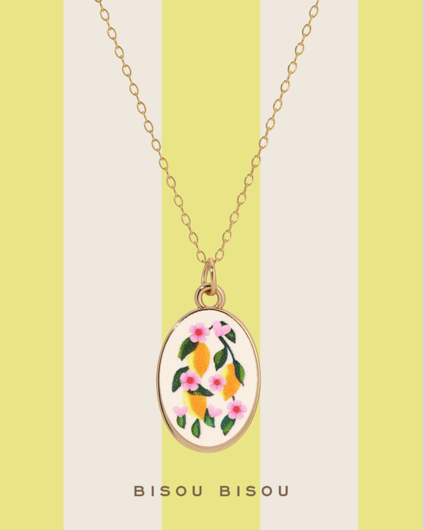 Lemon Grove Petal Necklace