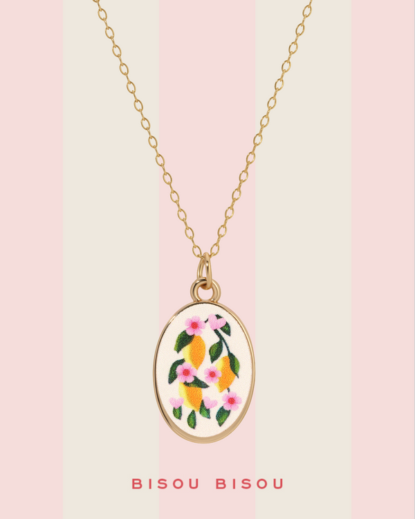 Lemon Grove Petal Necklace